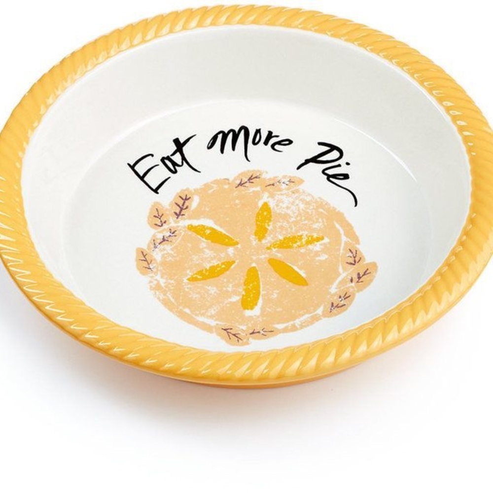 Martha Stewart Yellow Pie Dish